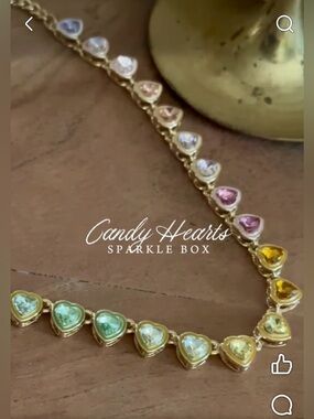 Park Lane CANDY HEARTS Necklace Sparkle Box February NWT NIB